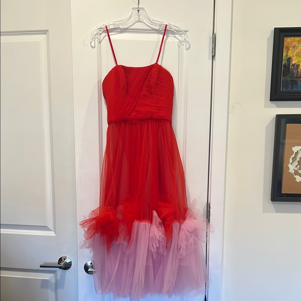 Red and pink nice dress